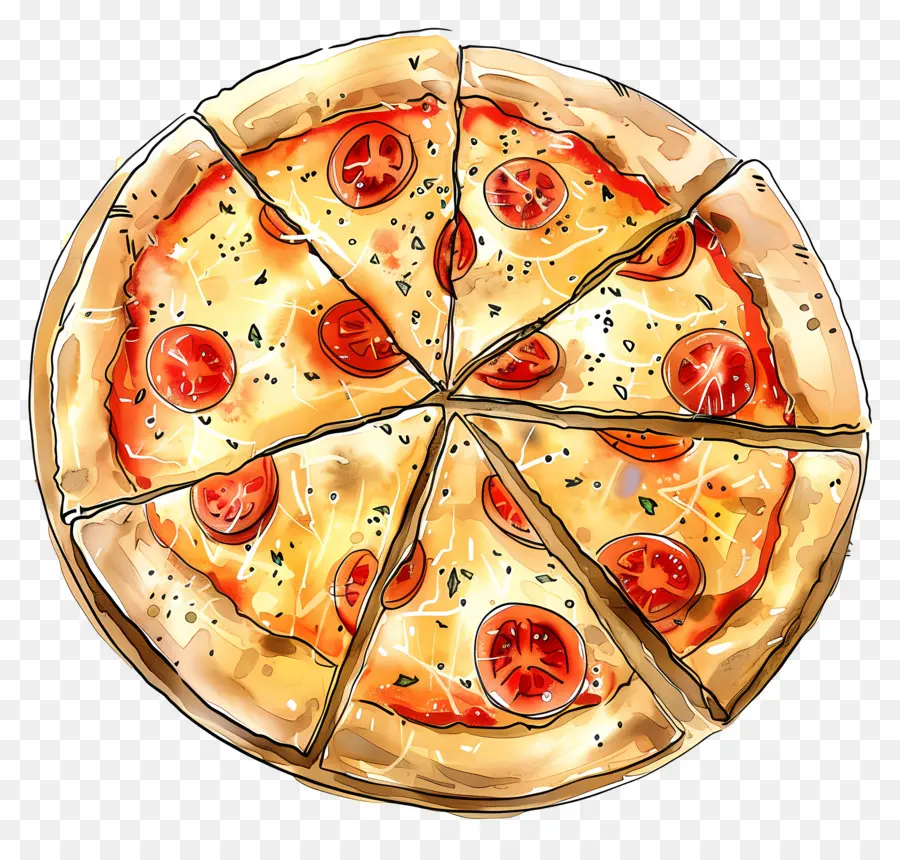 Pizza De Queso，Pizza PNG