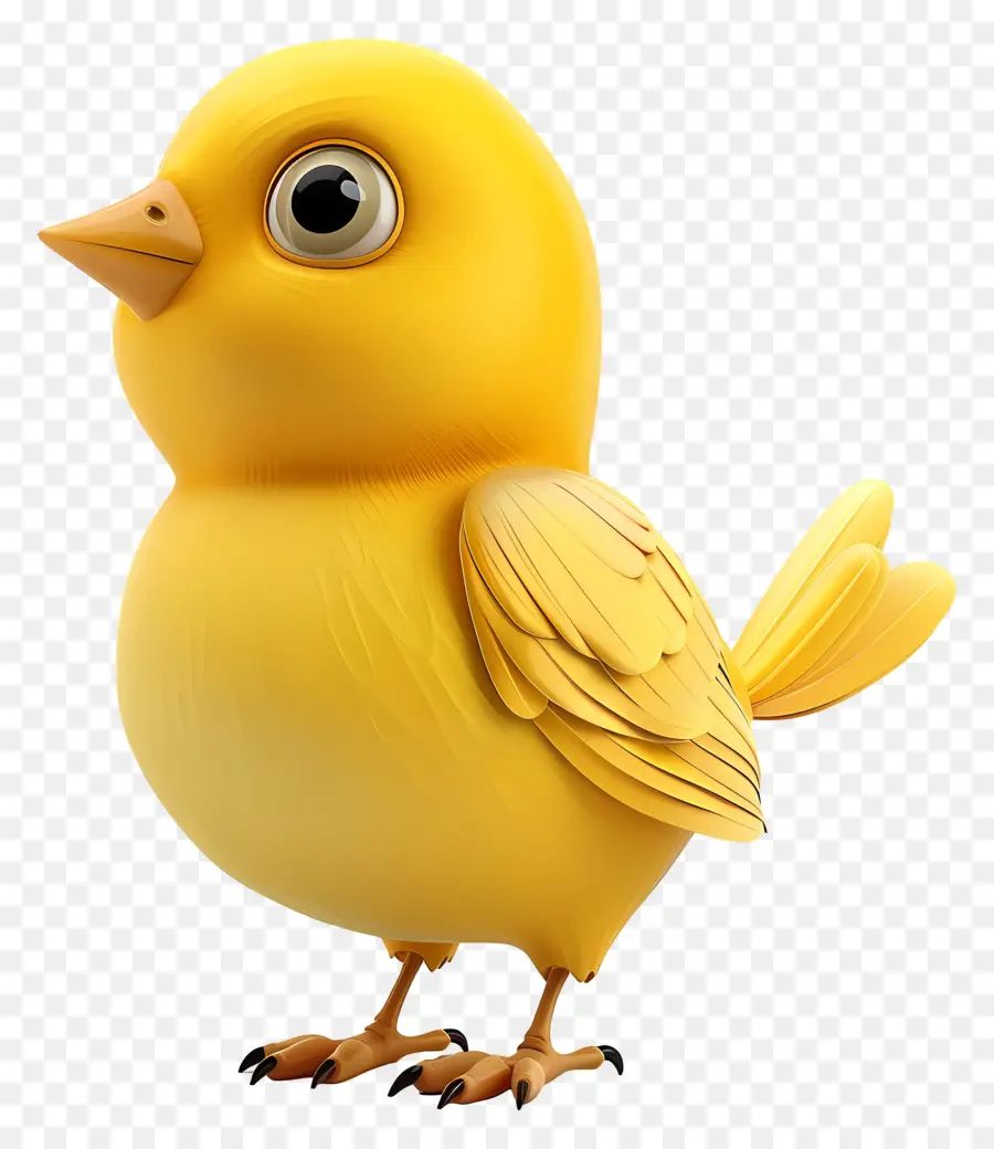 Pájaro Amarillo，Pollito Amarillo PNG