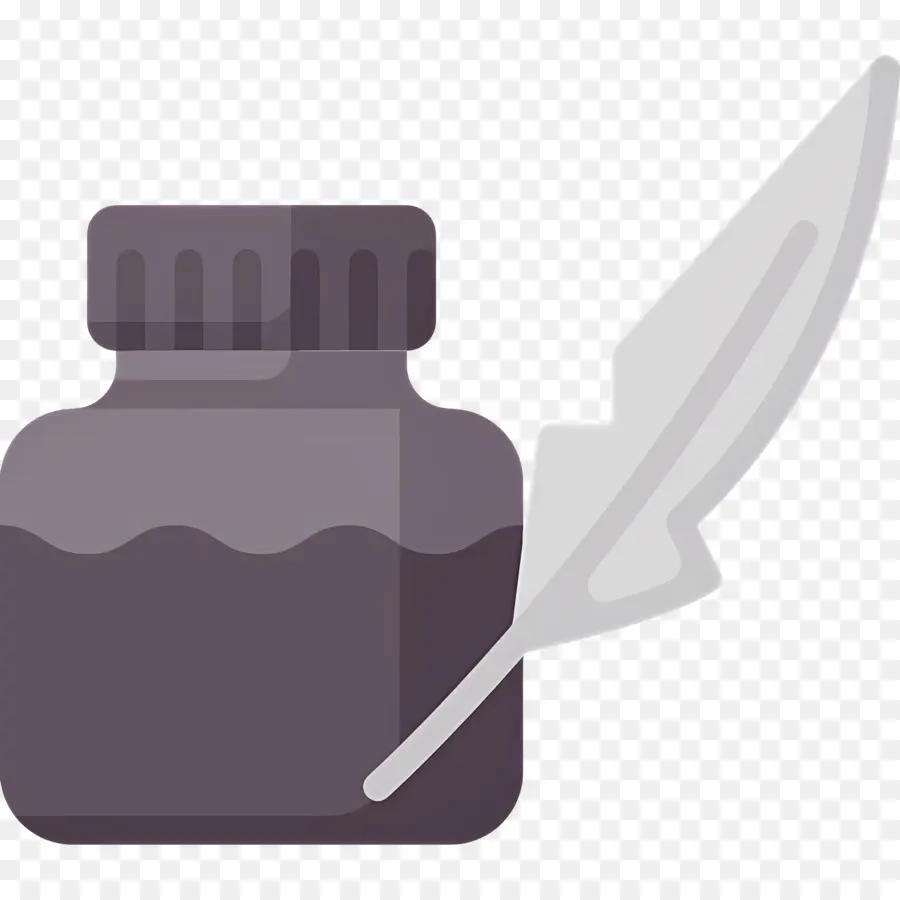 Tinta De Pluma，Botella De Tinta PNG