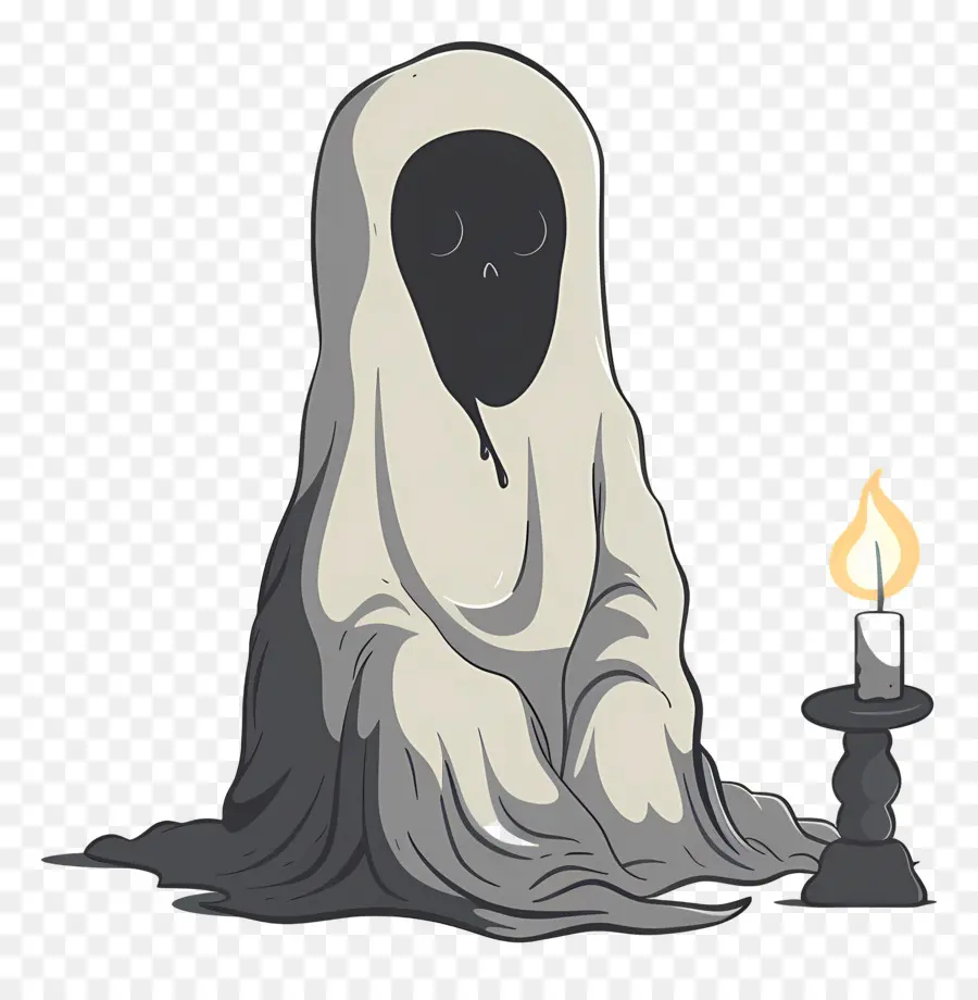 Vela Fantasma Triste，Fantasma PNG