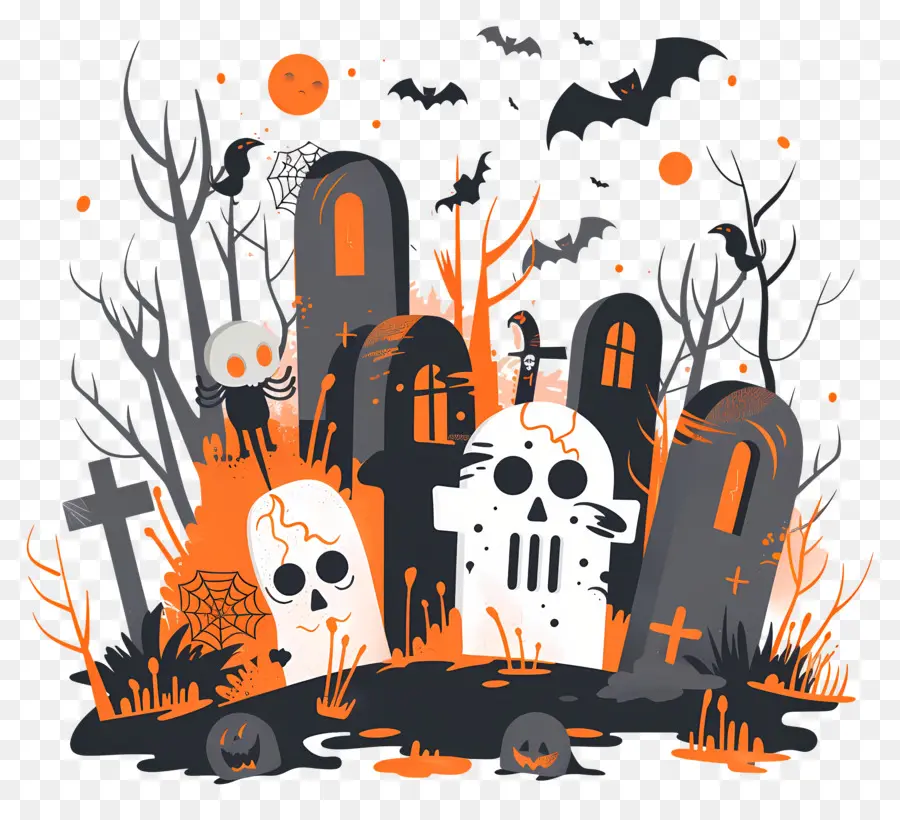 Cementerio De Halloween，Cementerio PNG