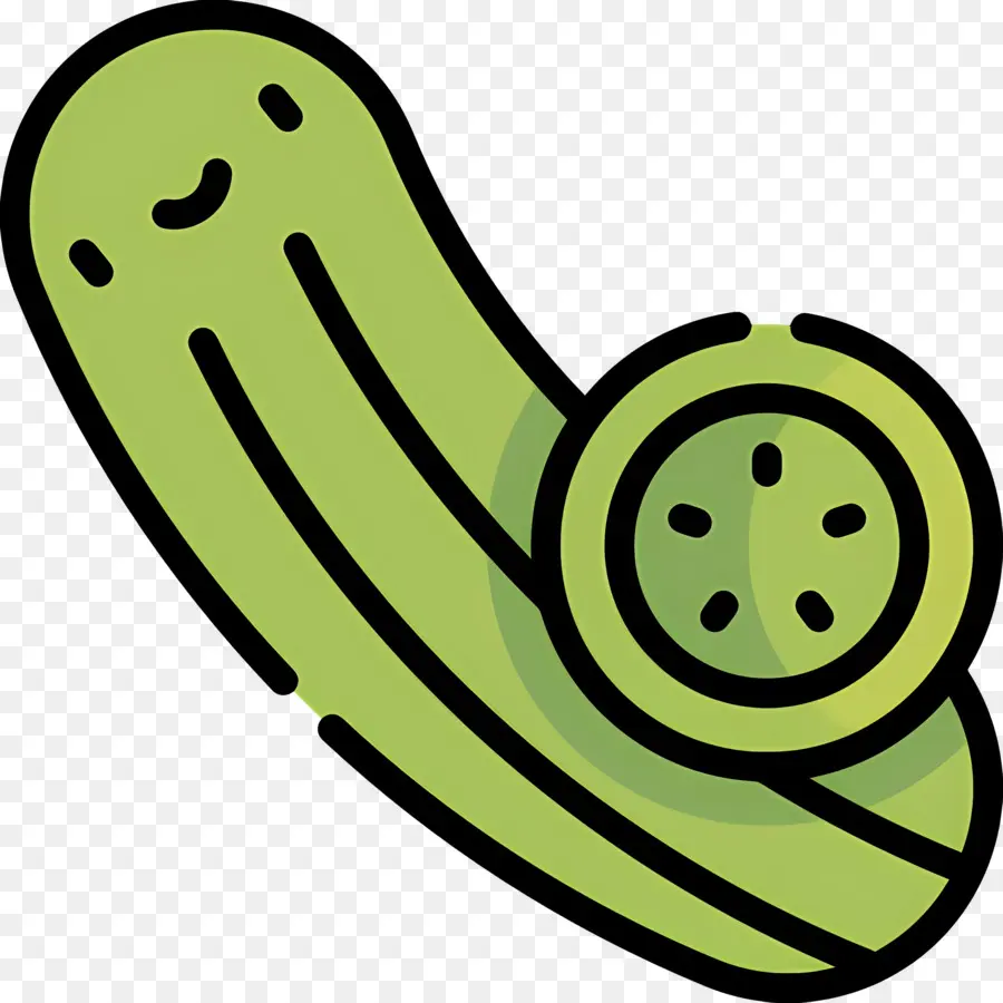 Pepino，Rebanada PNG