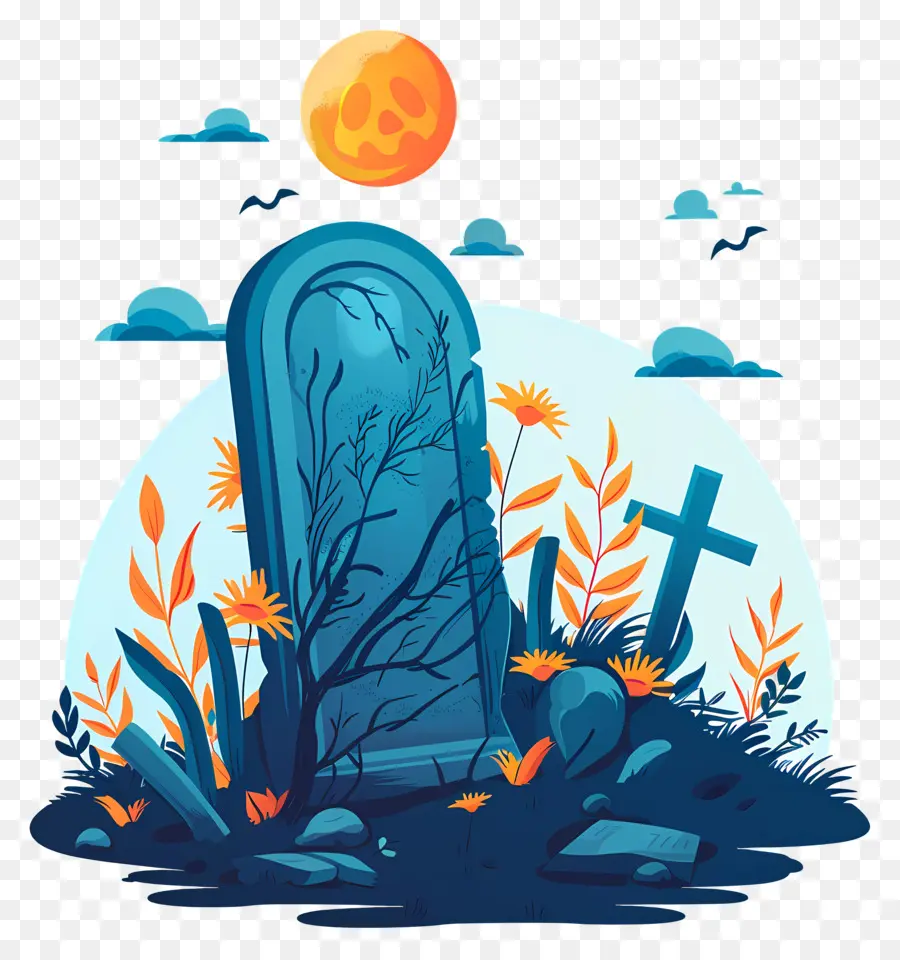 Lápida Del Cementerio，Lápida Sepulcral PNG