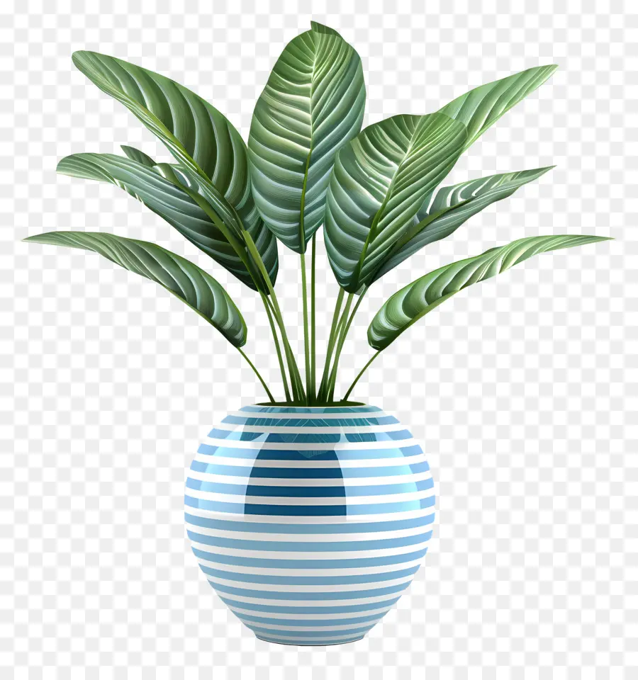 Planta Tropical En Maceta，Planta En Maceta PNG