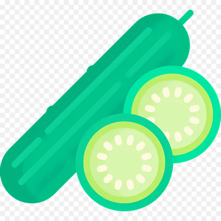 Pepino，Rebanadas PNG