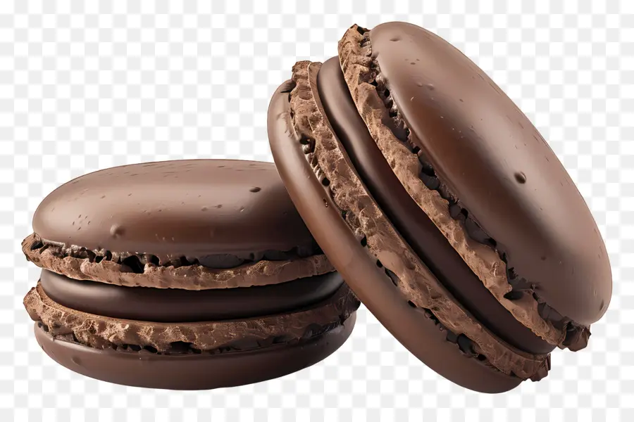 Macarrones De Chocolate，Postre PNG