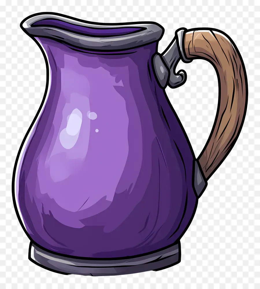 Jarra De Leche，Jarra Morada PNG