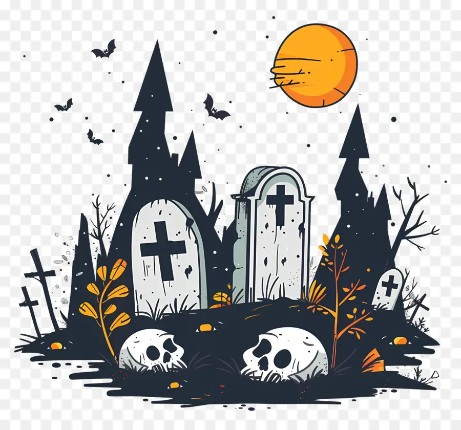 Cementerio De Halloween，Cementerio PNG