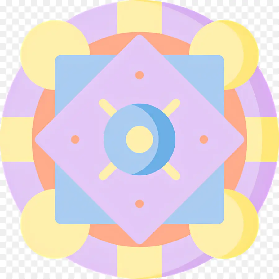 Mandala，Patrón Geométrico PNG