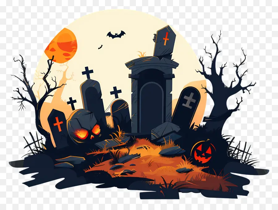 Cementerio De Halloween，Cementerio PNG