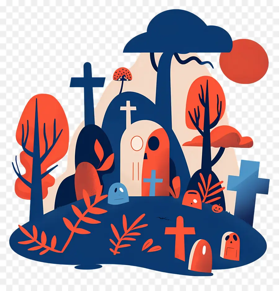 Cementerio De Halloween，Cementerio PNG