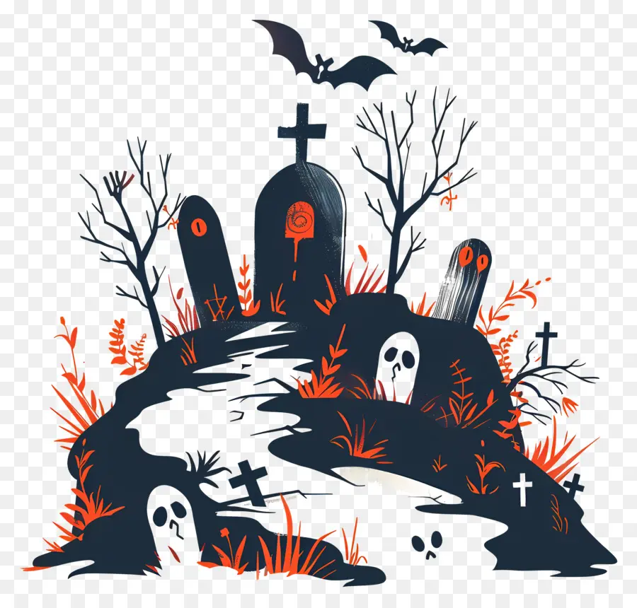 Cementerio De Halloween，Cementerio PNG