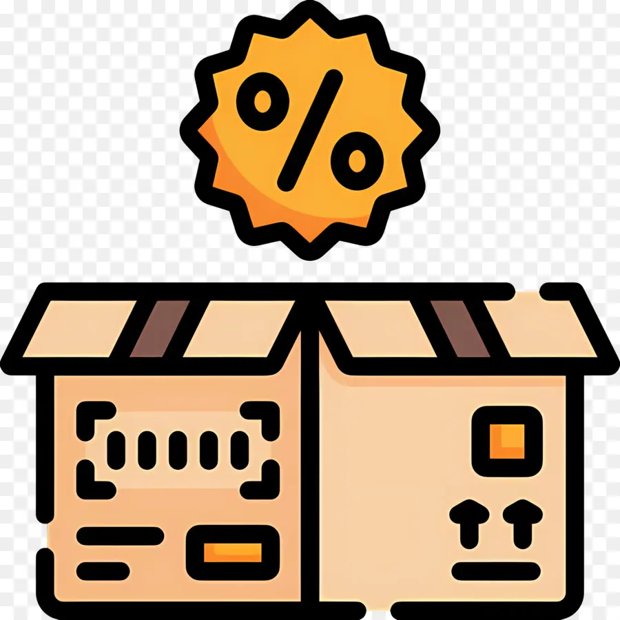 Caja De Descuento，Paquete PNG