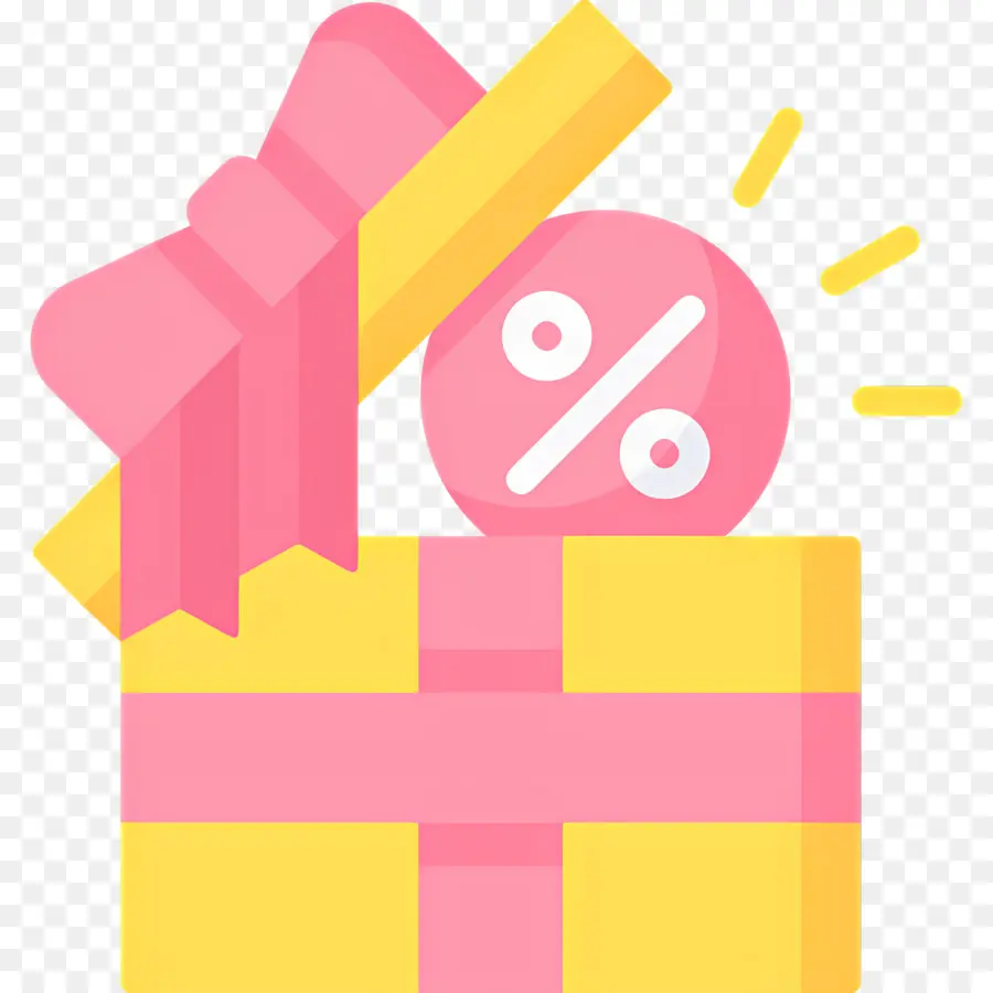 Caja De Descuento，Caja De Regalo PNG