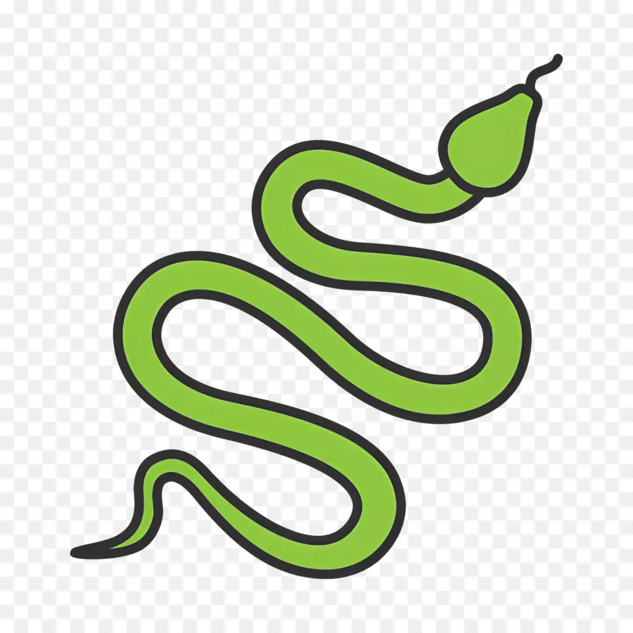 Serpiente，Serpiente Verde PNG