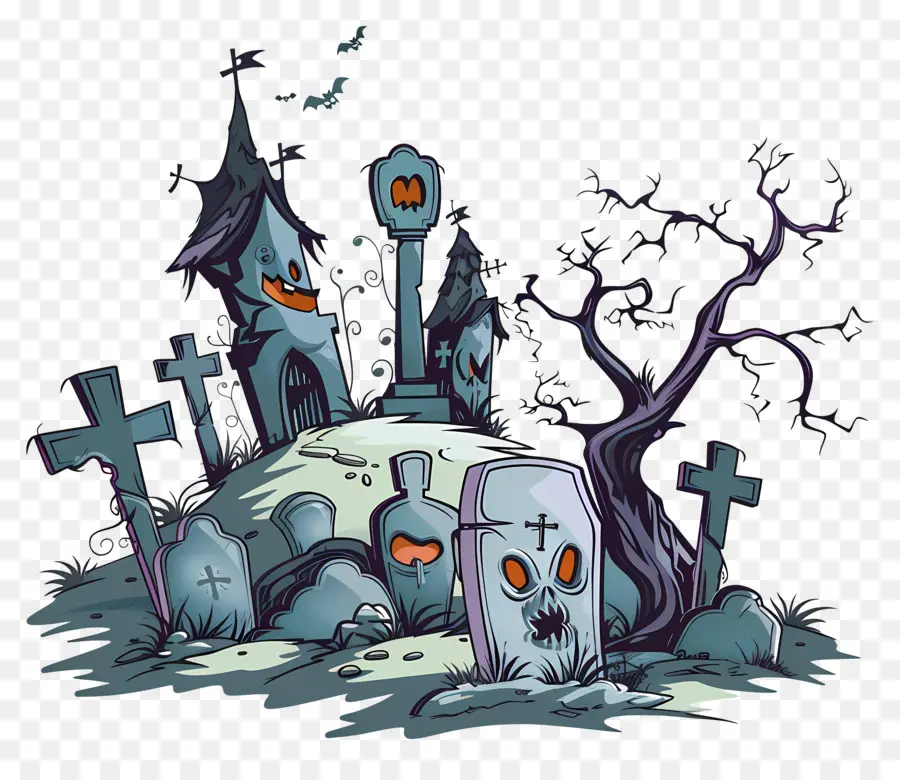 Cementerio De Halloween，Cementerio PNG