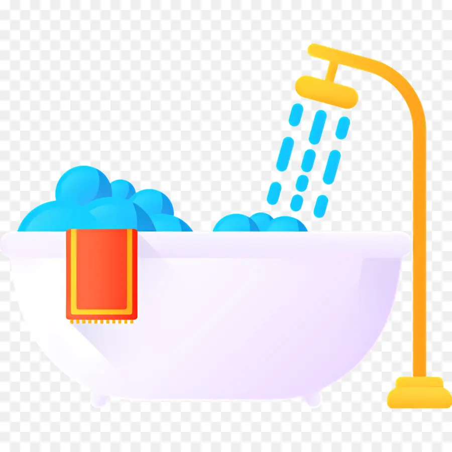 Bañera，Bañera Con Ducha PNG