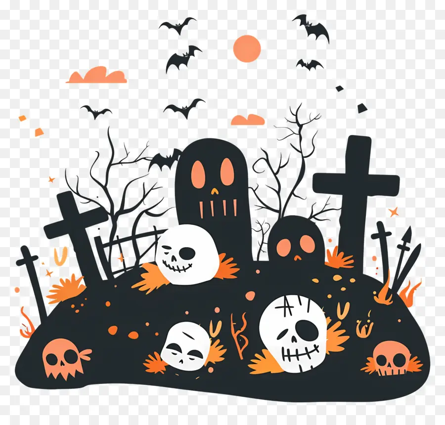 Cementerio De Halloween，Cementerio PNG