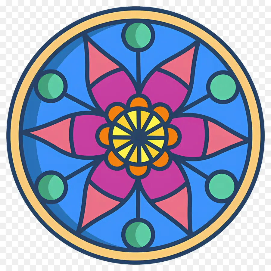 Mandala，Vistoso PNG