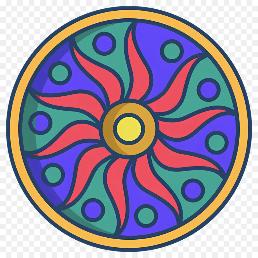 Mandala，Vistoso PNG