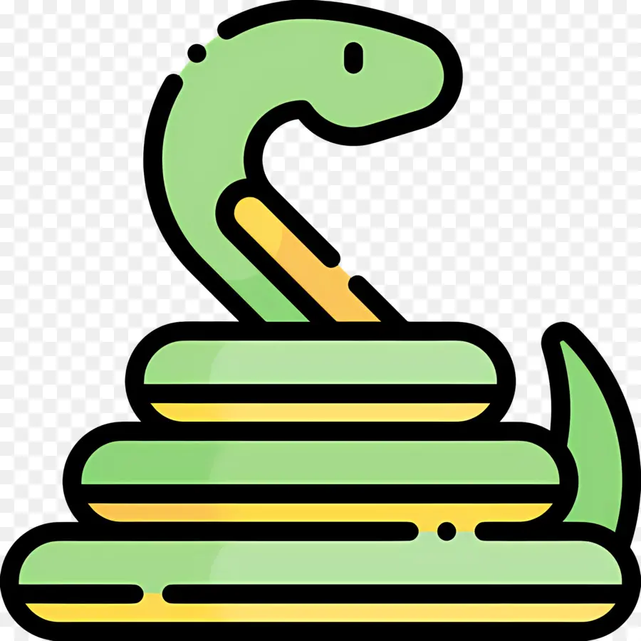 Serpiente，Serpiente Verde PNG