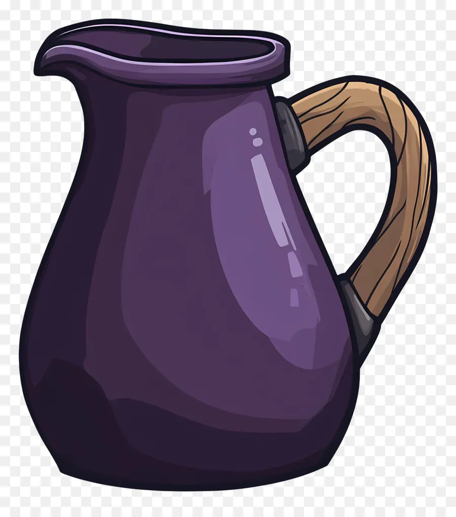 Jarra De Leche，Jarra Morada PNG