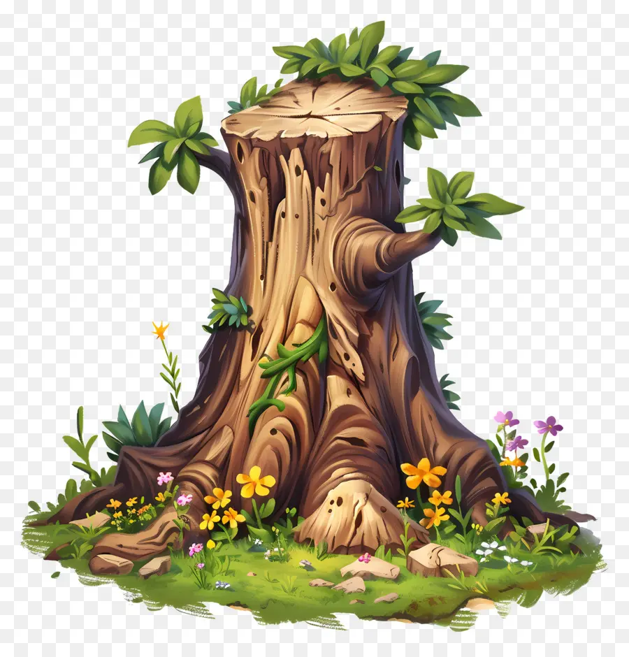 Tronco De árbol，Tocón De árbol PNG