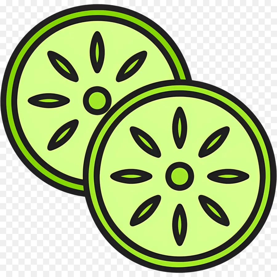 Rodaja De Pepino，Rebanadas De Pepino PNG