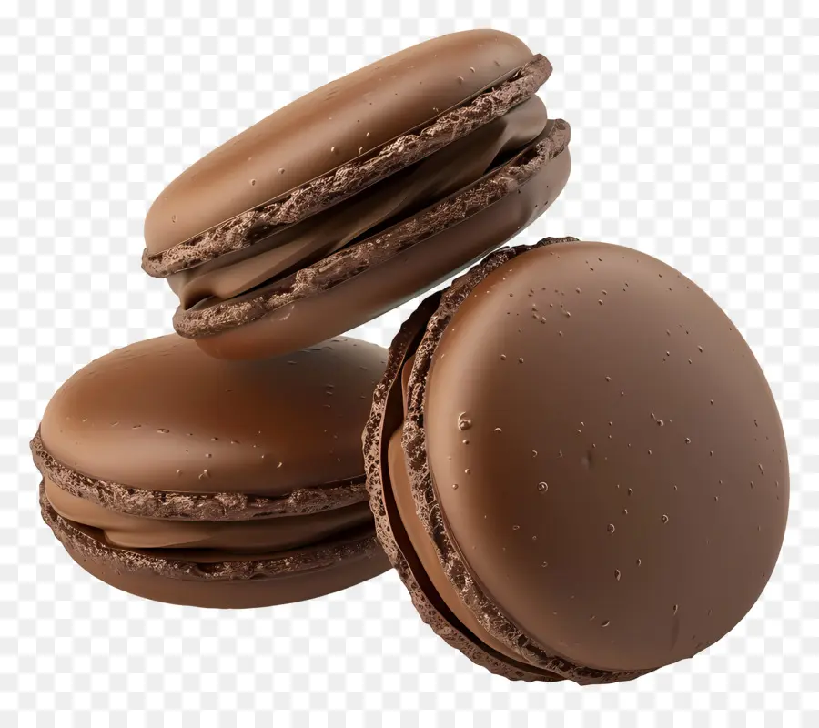 Macarrones De Chocolate，Galletas PNG