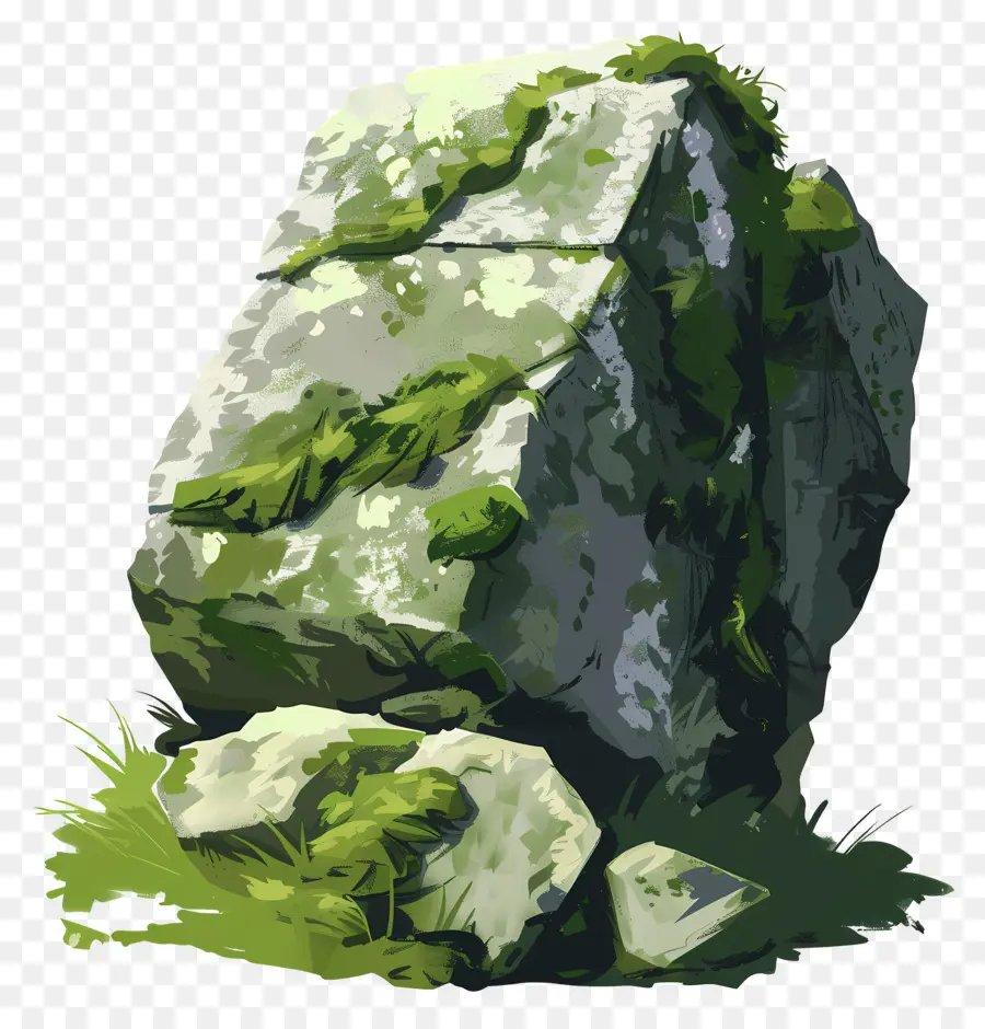 Piedra De Musgo，Formación Rocosa PNG