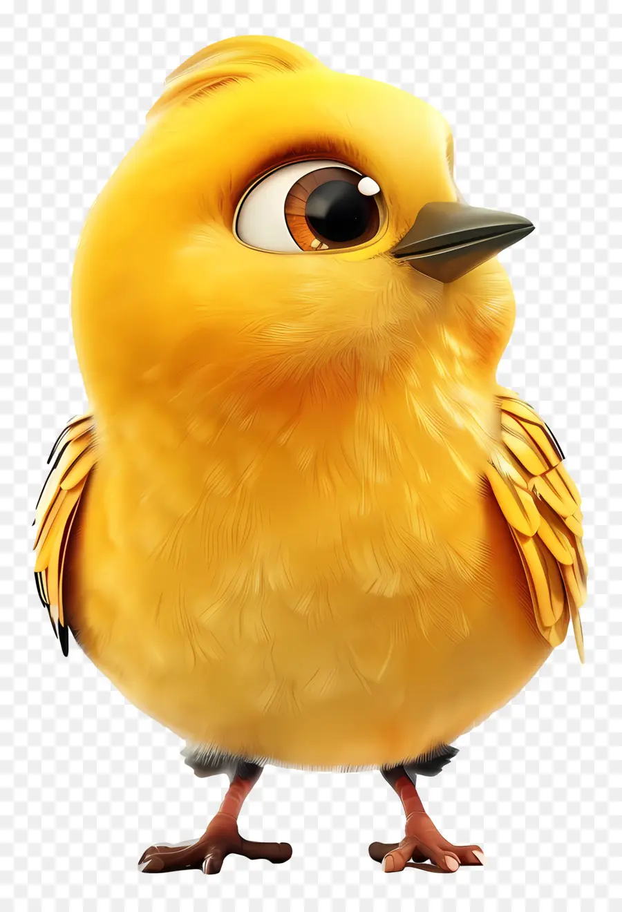 Pájaro Amarillo，Plumas PNG