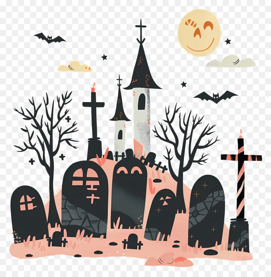 Cementerio De Halloween，Casa Embrujada PNG