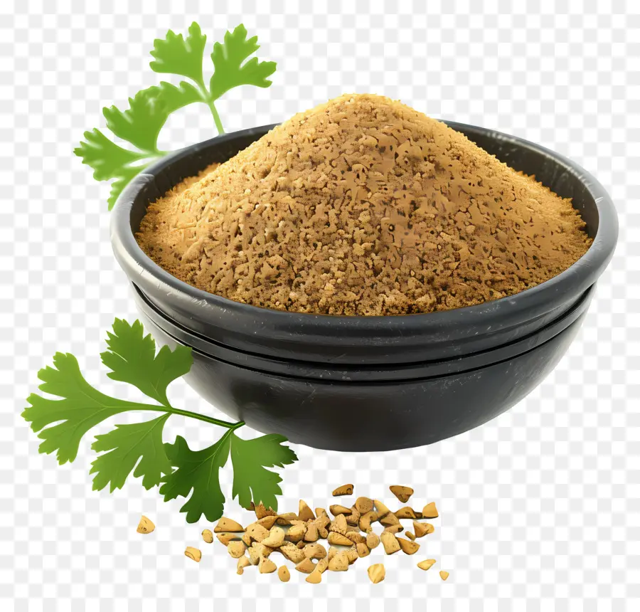 Polvo De Cilantro，Especias Molidas PNG