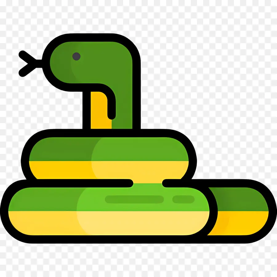 Serpiente，Serpiente Verde PNG