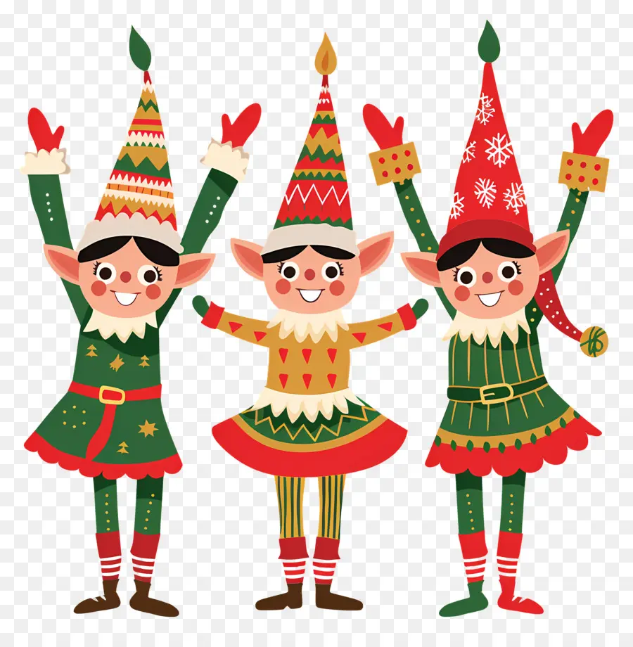 Duendes Navideños Escandinavos，Elfos Navideños PNG