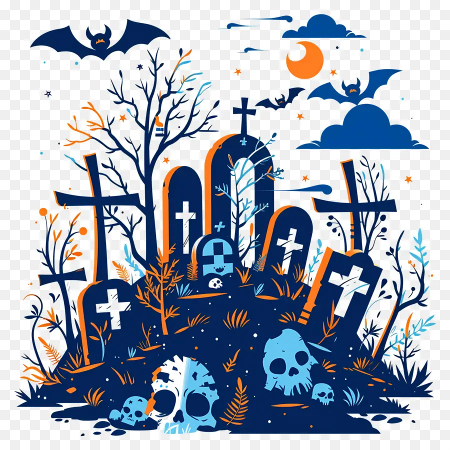 Cementerio De Halloween，Cementerio PNG