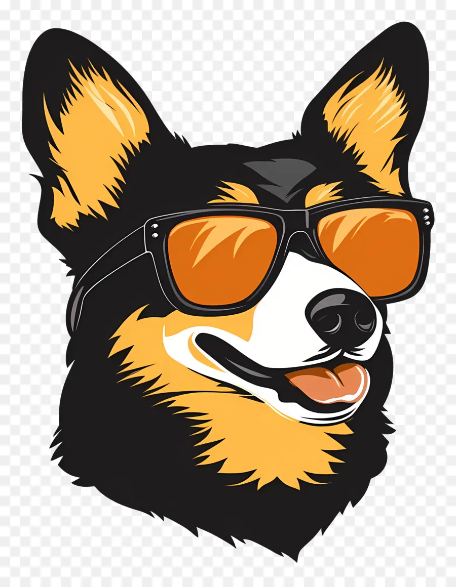 Gafas De Sol，Perro Genial PNG