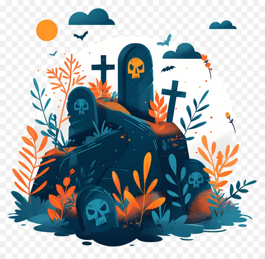 Cementerio De Halloween，Cementerio PNG