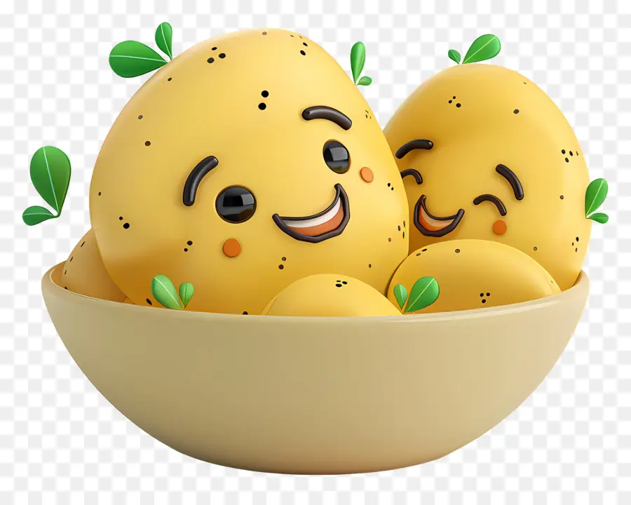 Ensalada De Papa，Patatas Sonrientes PNG