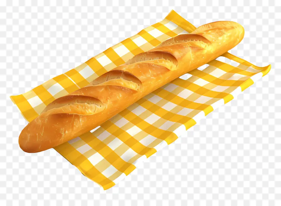 Baguette Amarilla，Pan PNG