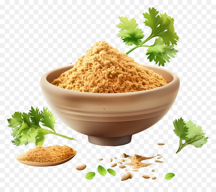 Polvo De Cilantro，Especias Molidas PNG