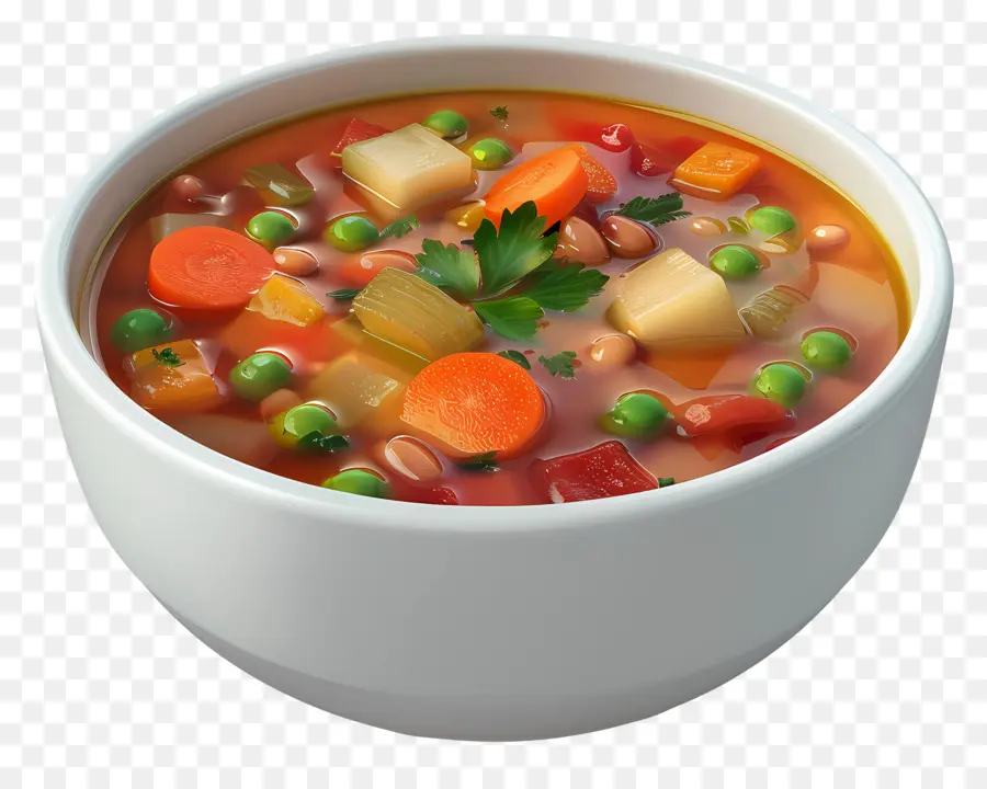 Sopa Minestrone，Sopa De Verduras PNG