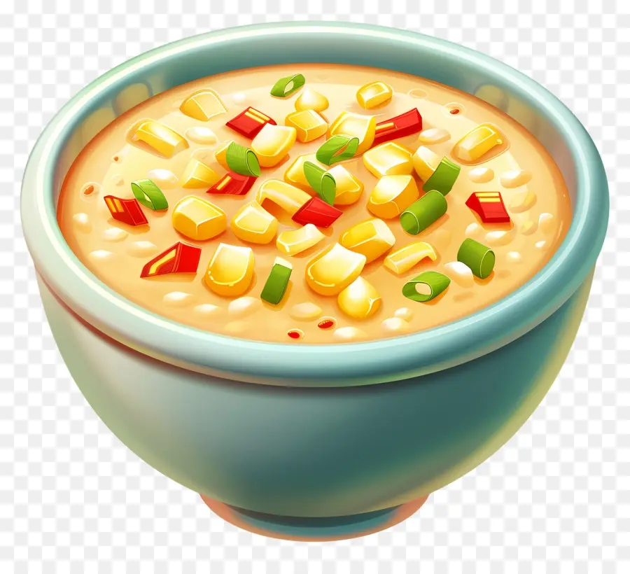 Sopa De Maíz Dulce，Tazón De Sopa PNG