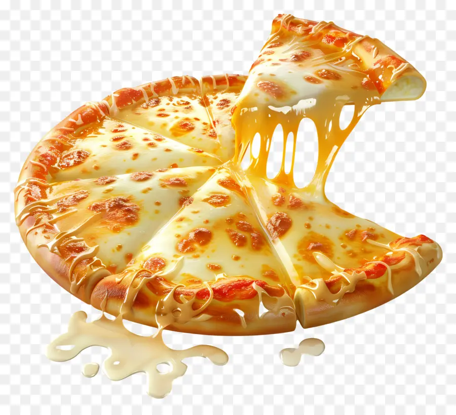 Pizza De Queso，Pizza PNG