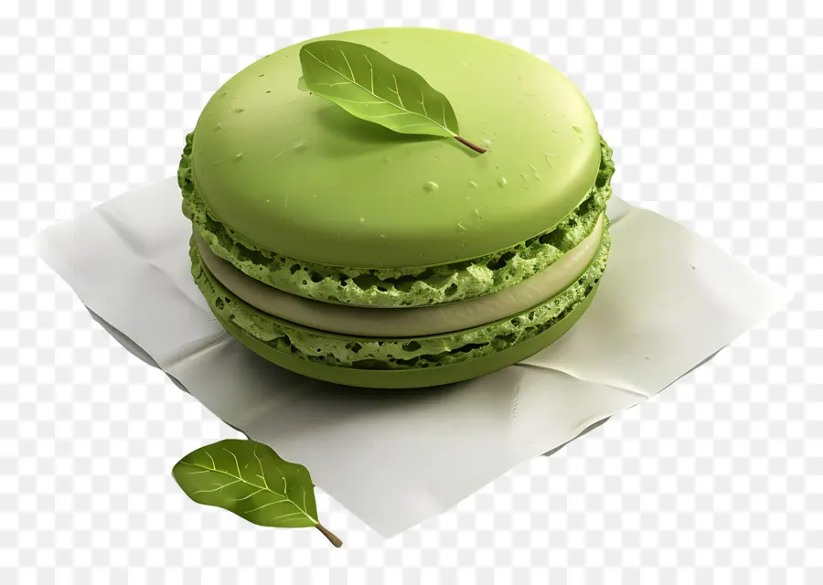 Macarrón De Matcha，Macarrón PNG