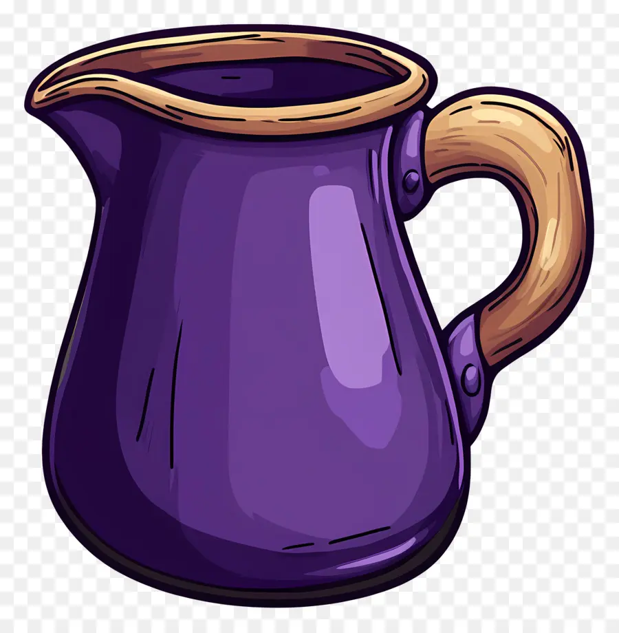 Jarra De Leche，Jarra Morada PNG