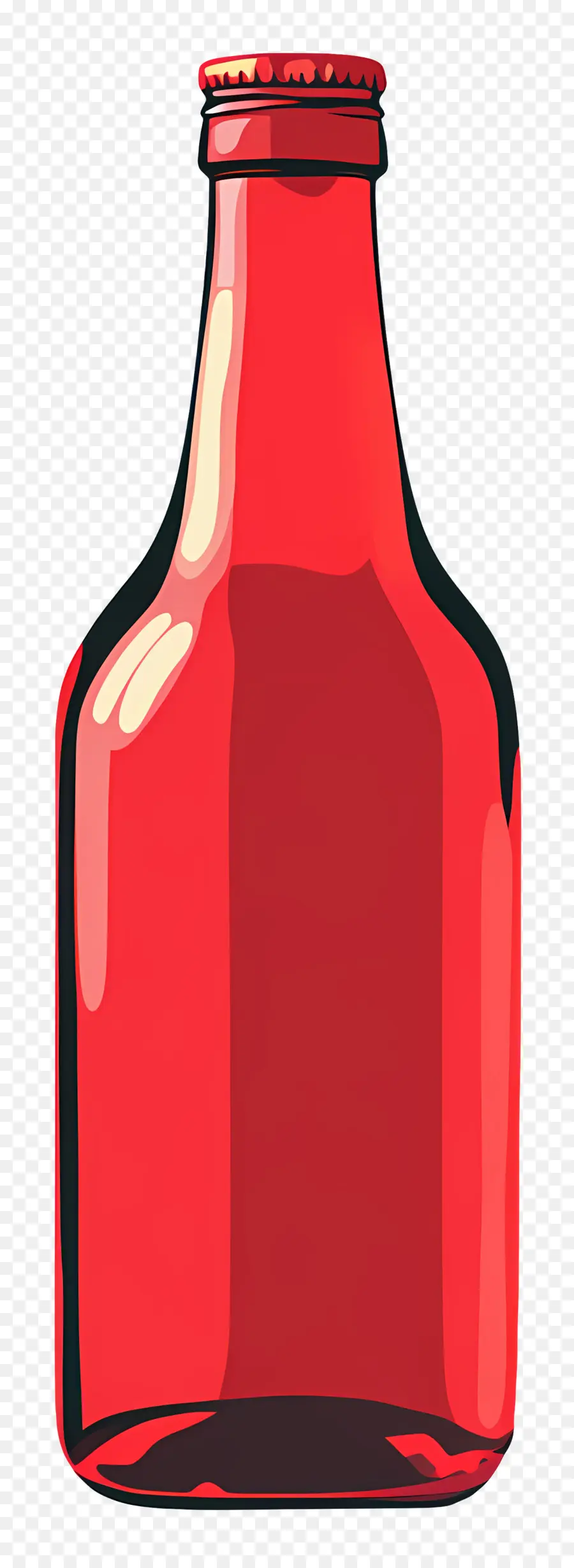 Botella Roja，Botella De Salsa De Tomate PNG