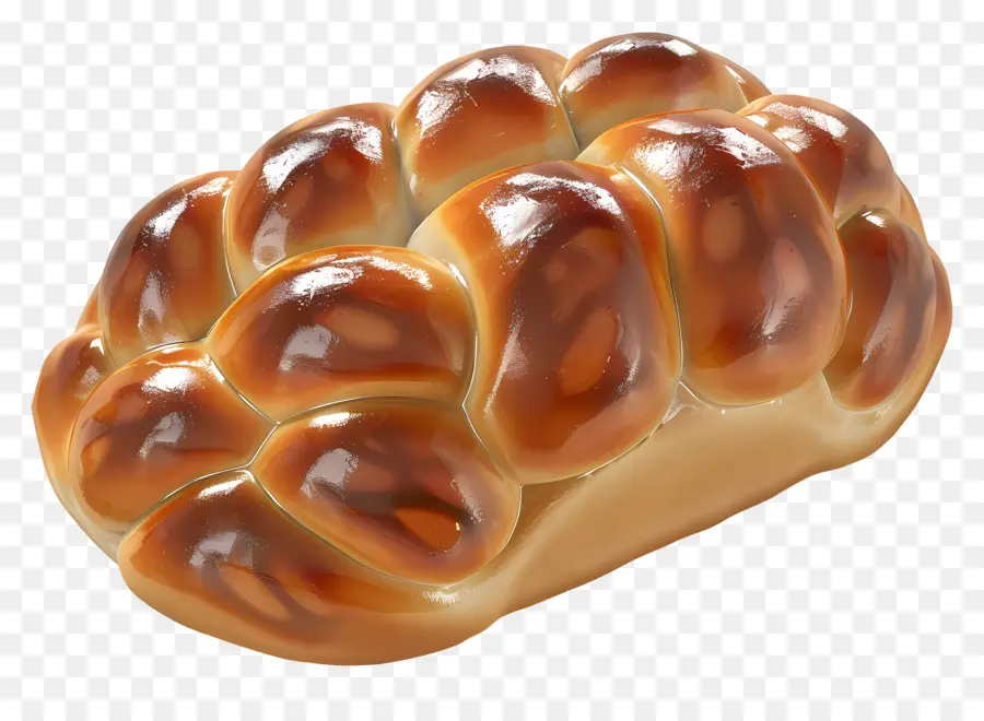 Pan Brioche，Pan Trenzado PNG