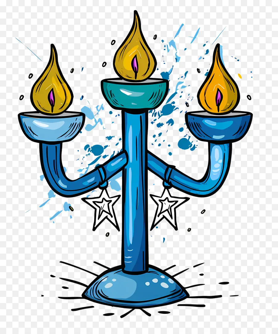 Vela De Dibujos Animados，Candelabro PNG