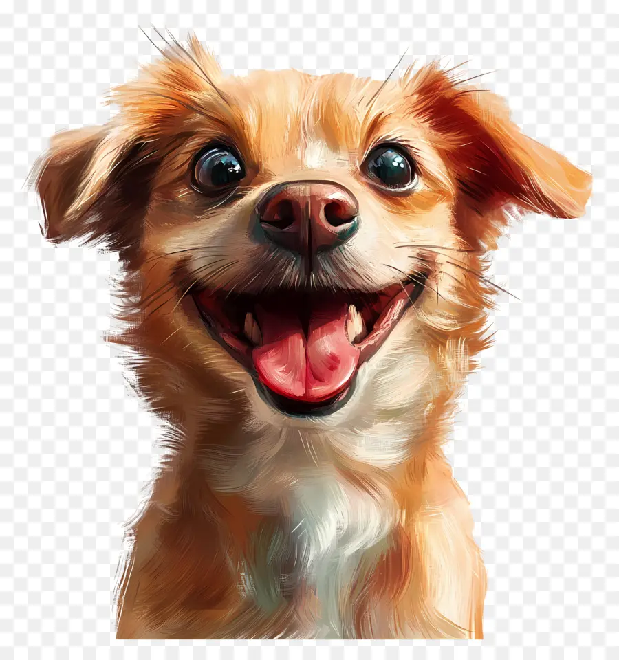 Feliz，Lindo Perro PNG